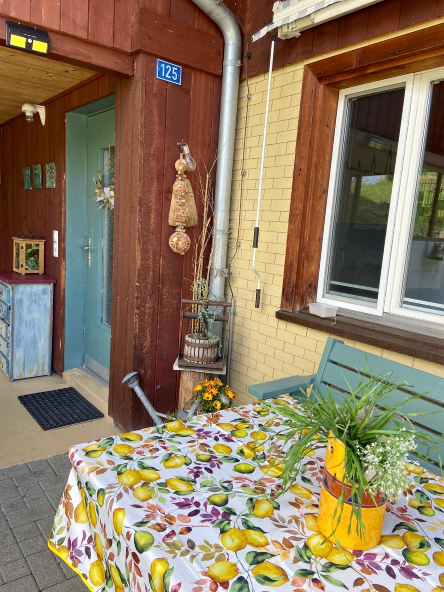 Naturnahe Familienwohnung Ruschegg Exterior photo